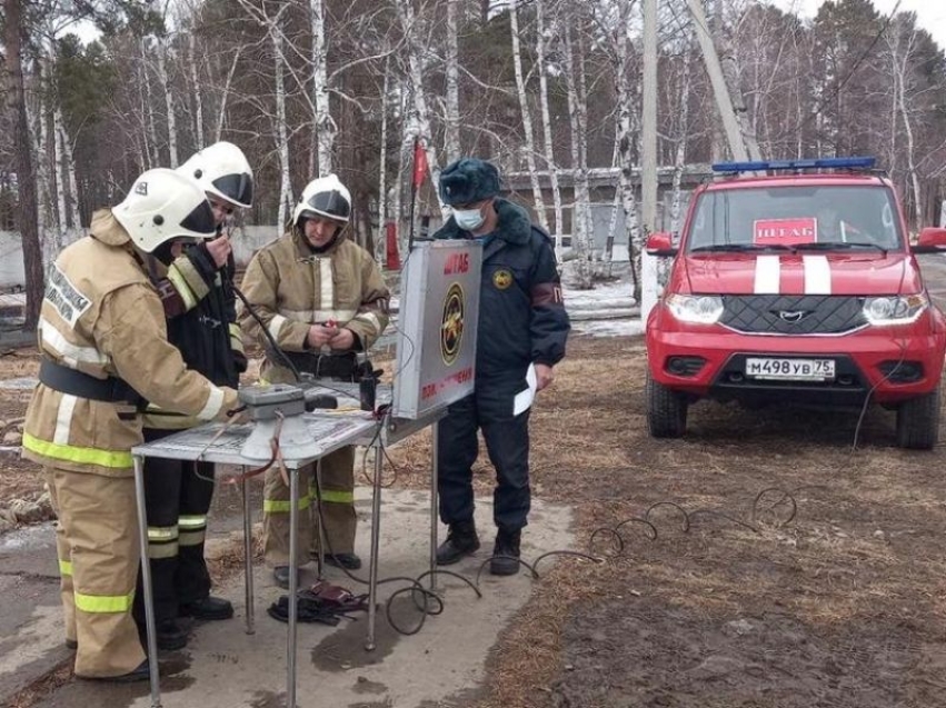   Тренировка по отработке плана эвакуации  в случае пожара прошла в реабилитационном центре Забайкалья